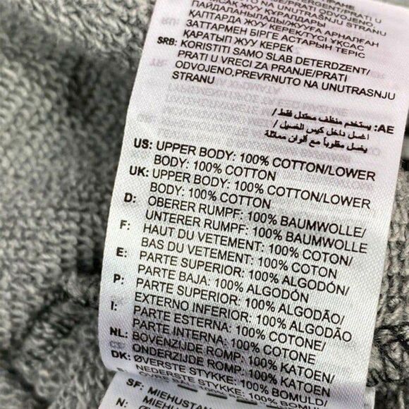 Adidas Ivy Park Cropped Halls Of Ivy Hoodie Womens XS Gray Brown Allover Print - Picture 11 of 11